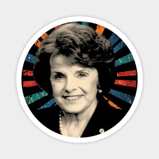 sketc vintage Dianne Feinstein Magnet